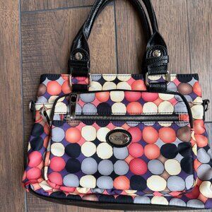 Tyler Rodan Spotted Two-Handle Multi Pocket Purse